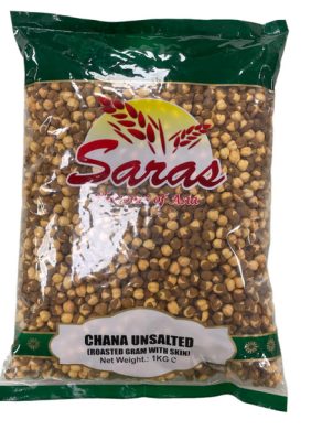 SARAS UNSALTED Roasted Chana 1Kg